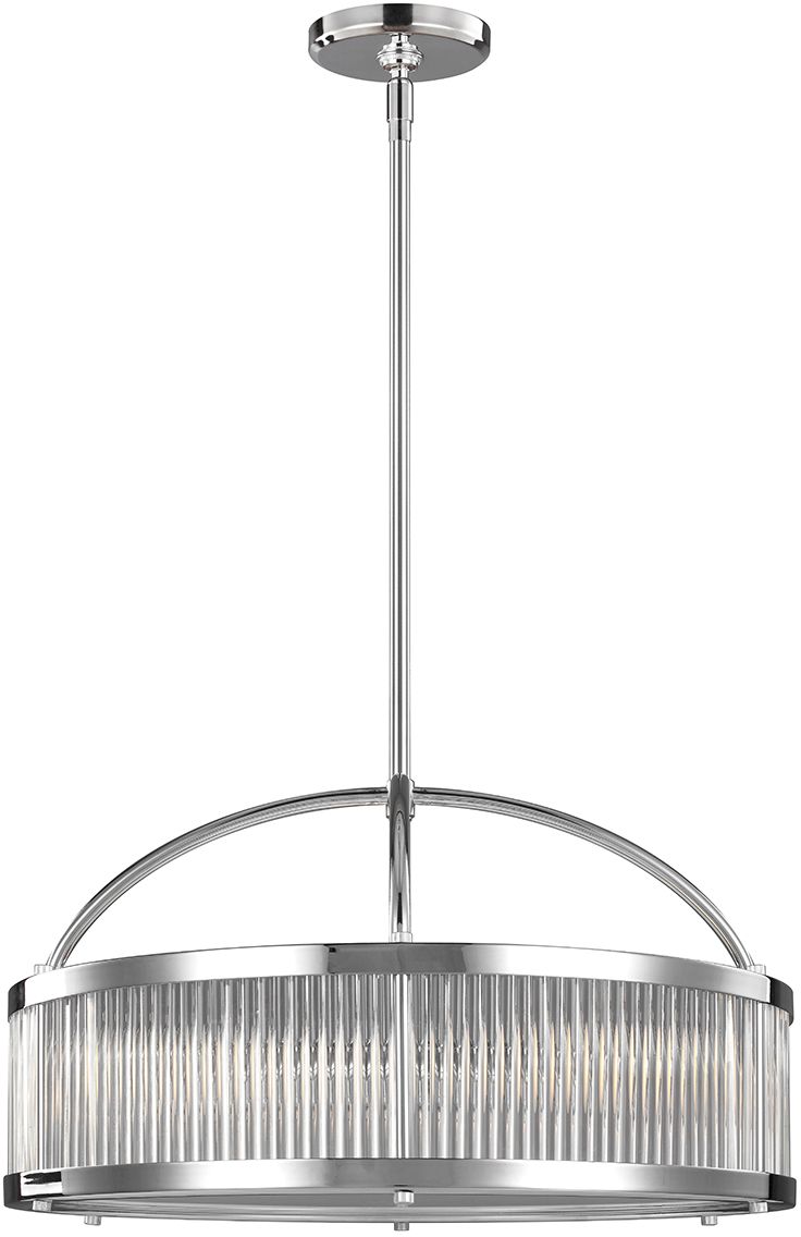 Elstead Lighting Paulson lampada sospesa 6x3 W cromo FE-PAULSON-6P