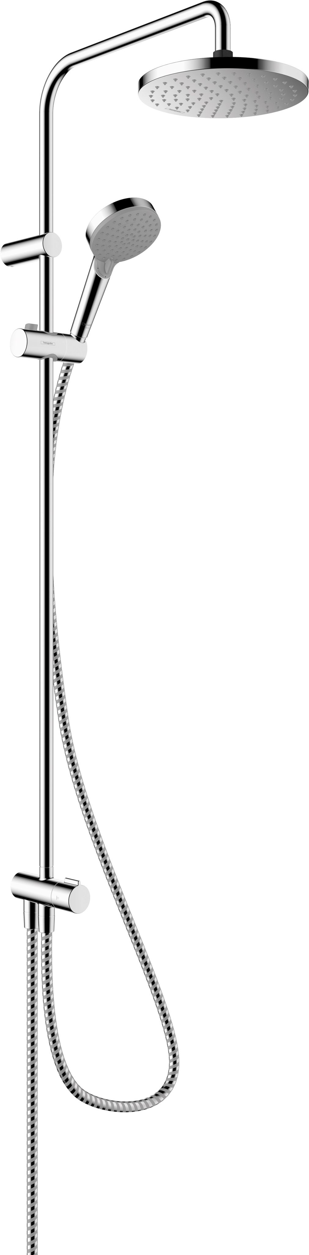 Hansgrohe Vernis Blend set doccia a parete con soffione cromo 26272000
