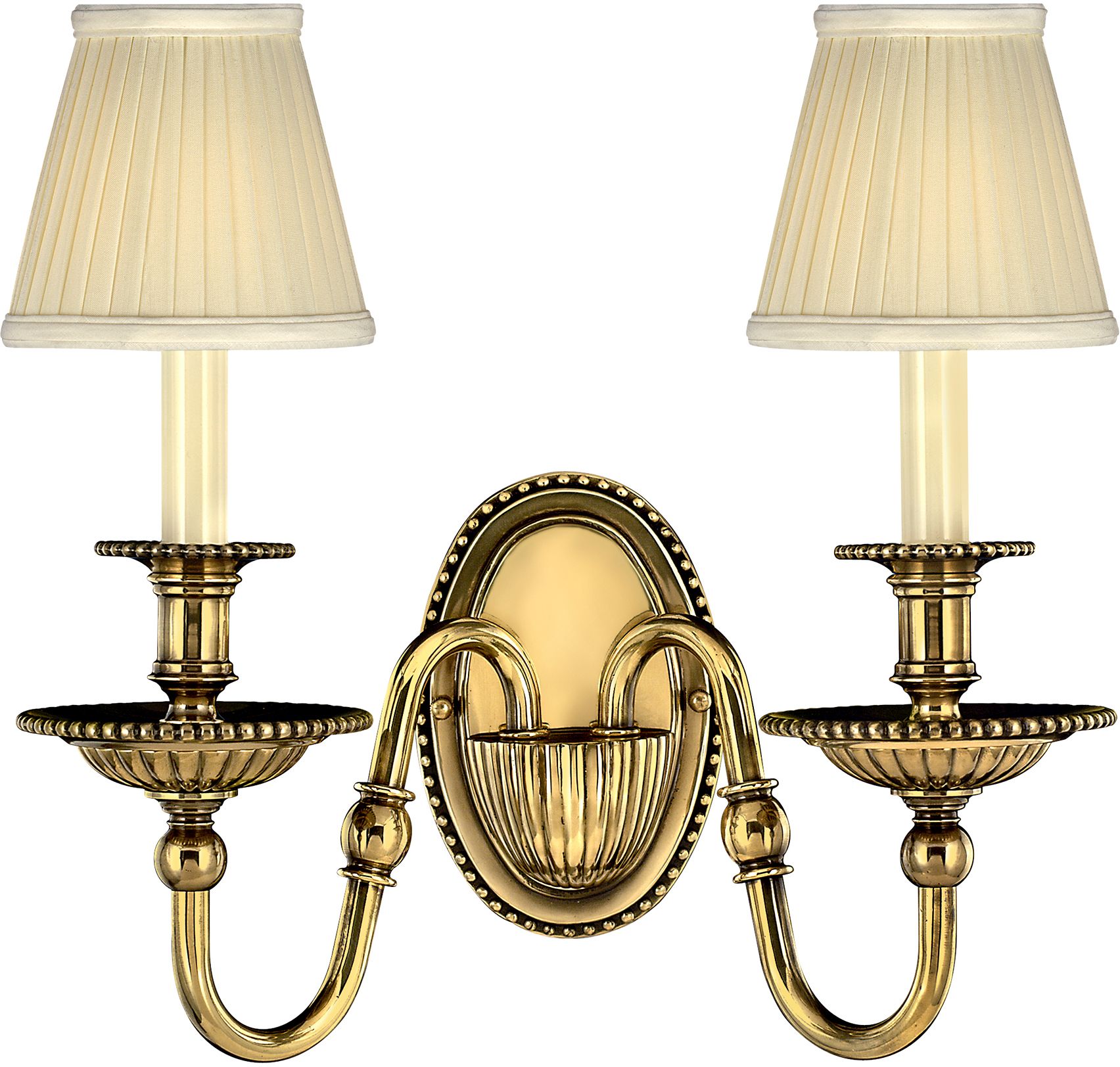 Elstead Lighting Cambridge lampada da parete 2x40 W ottone HK-CAMBRIDGE2