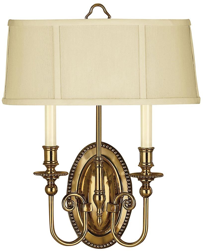 Elstead Lighting Cambridge lampada da parete 2x40 W ottone HK-CAMBRIDGE2-B