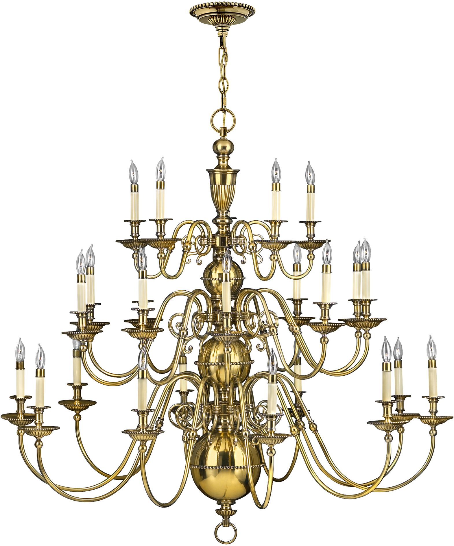 Elstead Lighting Cambridge lampada sospesa x40 W ottone HK-CAMBRIDGE25