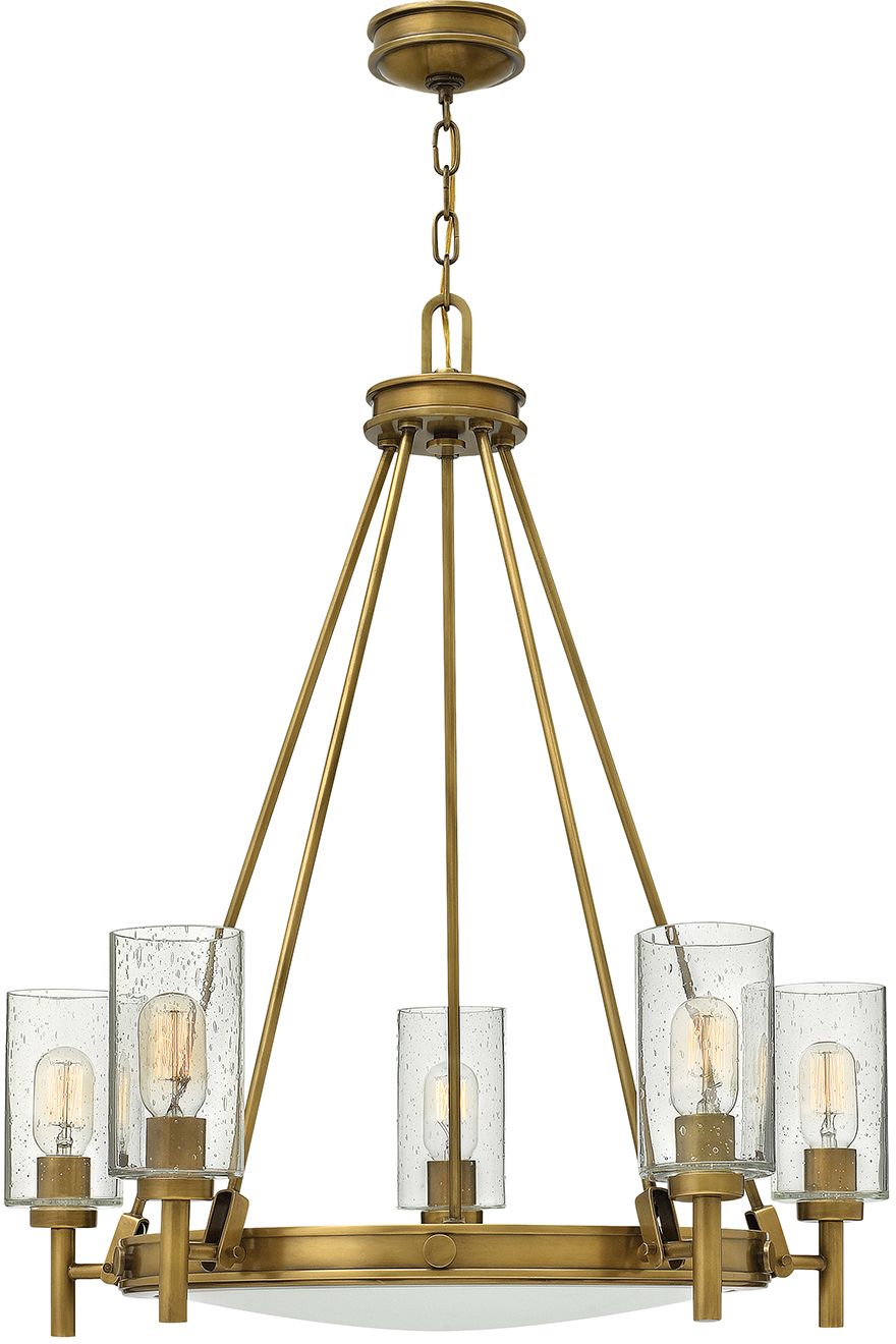 Elstead Lighting Collier lampada sospesa 5x40 W ottone HK-COLLIER5