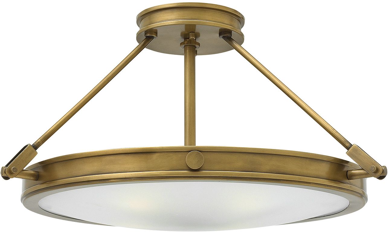 Elstead Lighting Collier lampada da soffitto 4x40 W ottone HK-COLLIER-SF-M