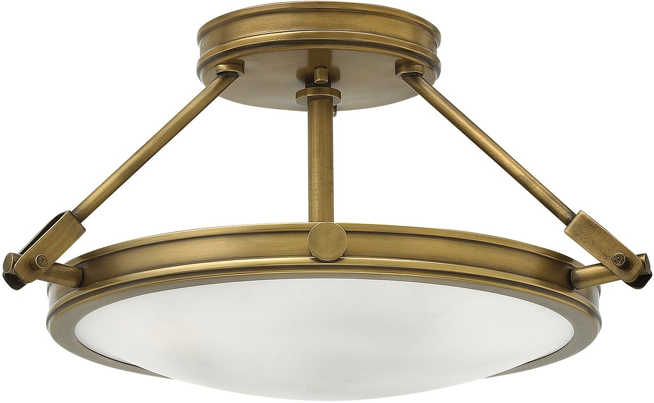 Elstead Lighting Collier lampada da soffitto 3x40 W ottone HK-COLLIER-SF-S
