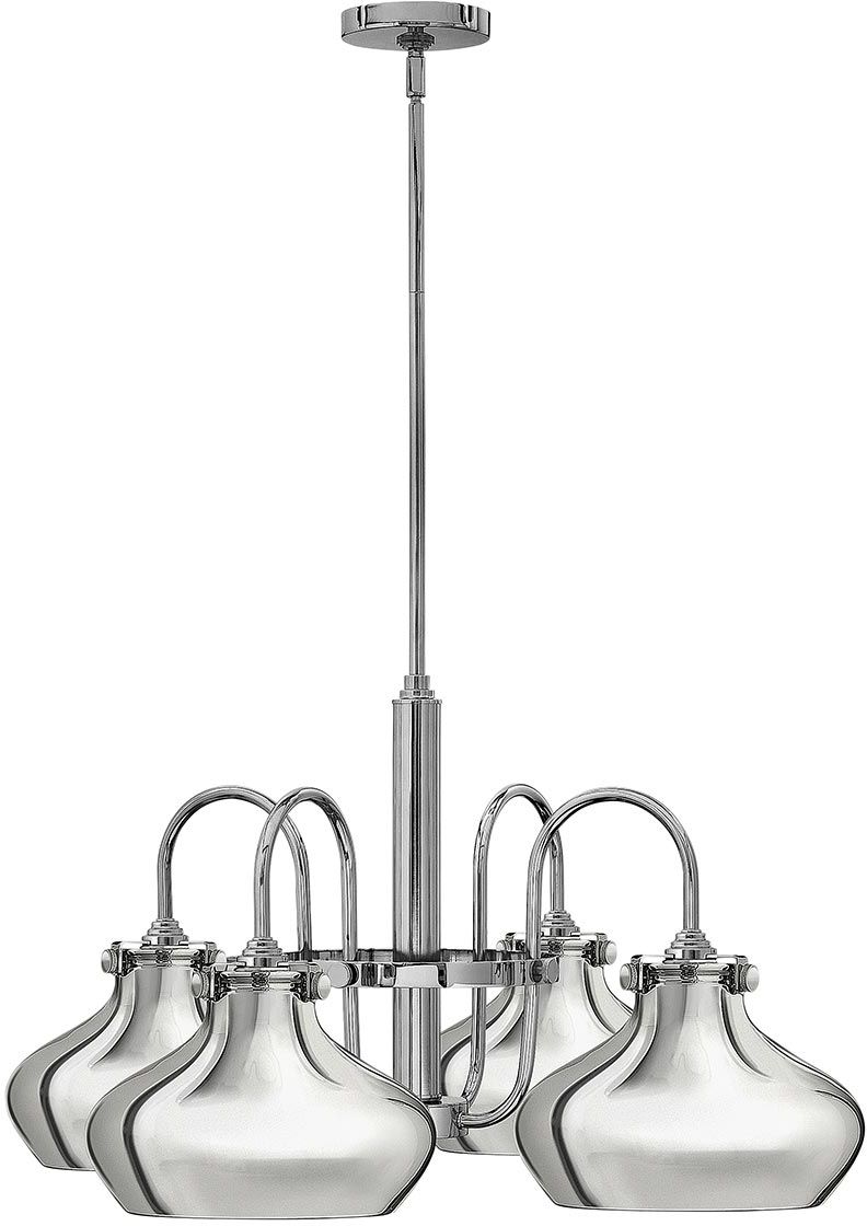 Elstead Lighting Congress lampada sospesa 4x100 W cromo HK-CONGRESS4-C-CM