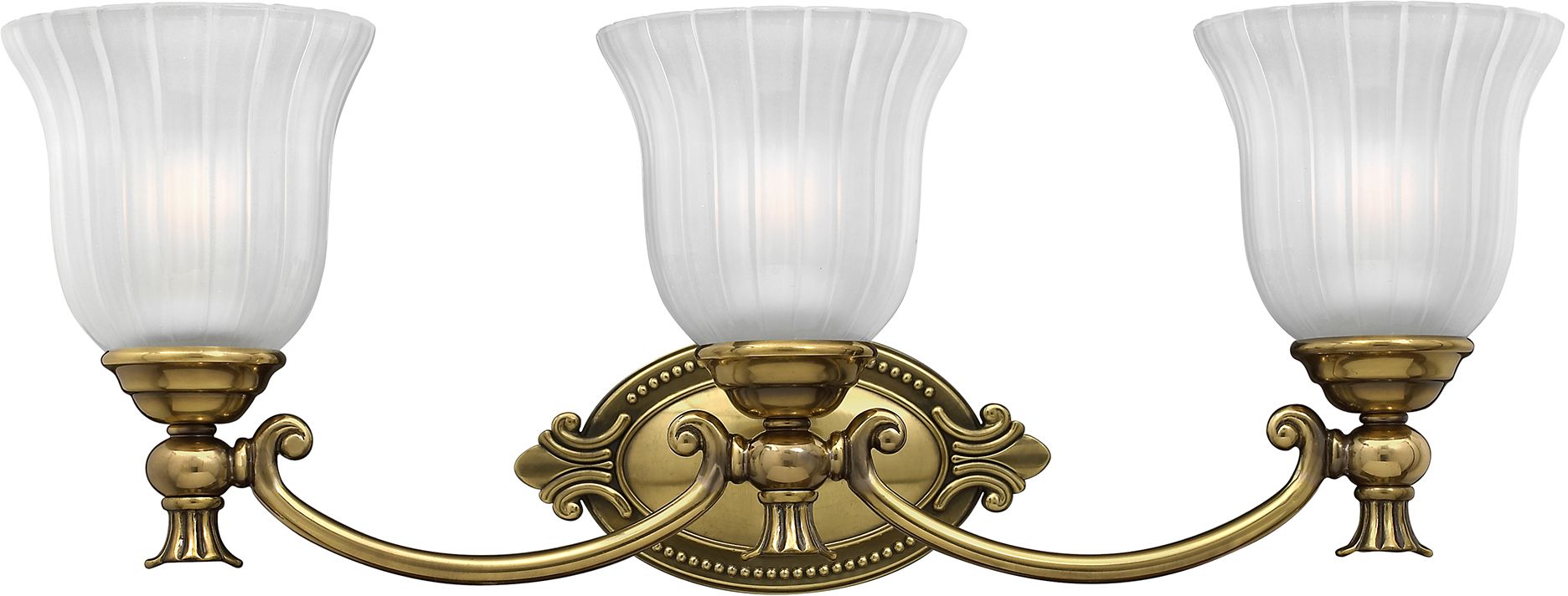 Elstead Lighting Francoise lampada da parete 1x3 W ottone HK-FRANCOISE3-BATH