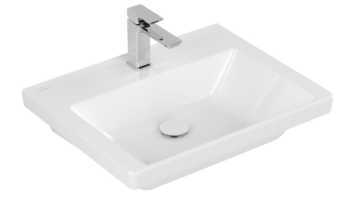 Villeroy & Boch Subway 3.0 lavabo 60x47 cm rettangolare da mobile bianco 4A7061R1