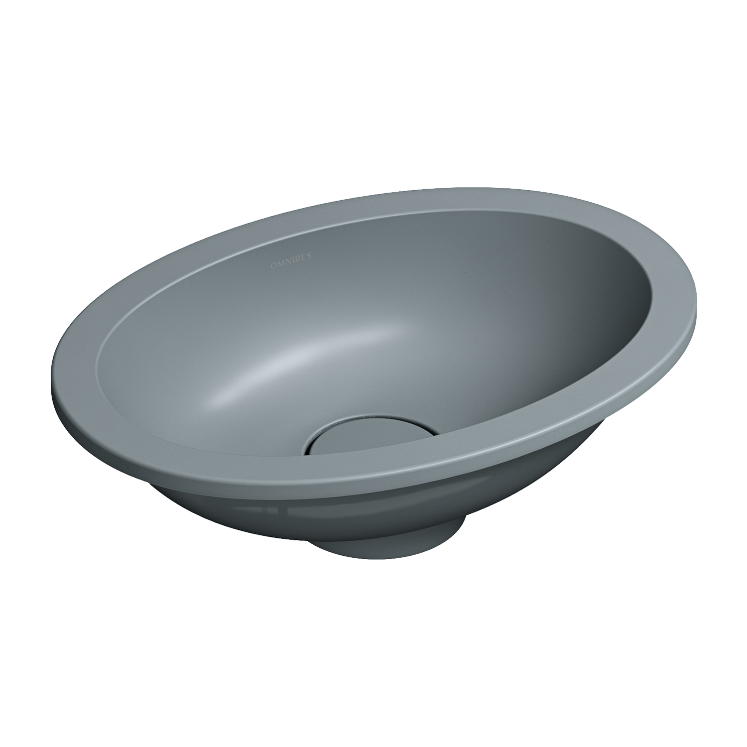 Omnires Shell M+ lavabo 38x25 cm ovale sottopiano SHELL380UPAG