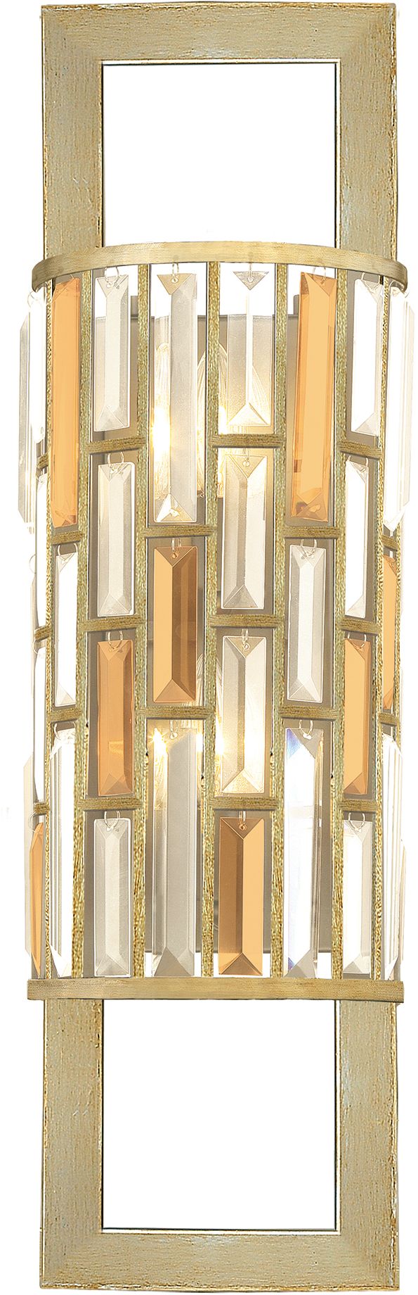 Elstead Lighting Gemma lampada da parete 2x60 W argento HK-GEMMA2-B-SL
