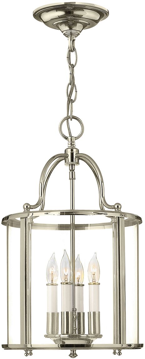 Elstead Lighting Gentry lampada sospesa 4x60 W nichel HK-GENTRY-P-M-PN