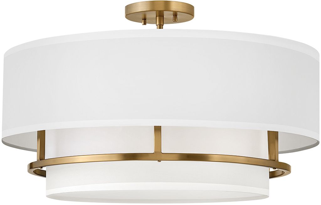 Elstead Lighting Graham lampada sospesa 4x40 W ottone HK-GRAHAM-L-LCB