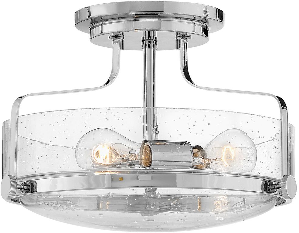Elstead Lighting Harper lampada da soffitto 3x60 W cromo-trasparente HK-HARPER-SFS-CM-CS