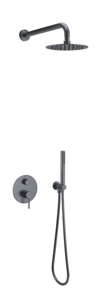 Excellent Pi set doccia da incasso con soffione grafite AREX.SET.1245AB