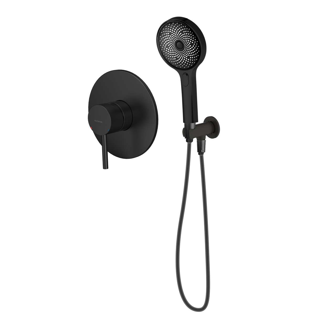 Set rubinetto per doccia Oltens Molle 33100300, doccetta Oltens Havis EasyClick 37107300, 39304300, 37200300