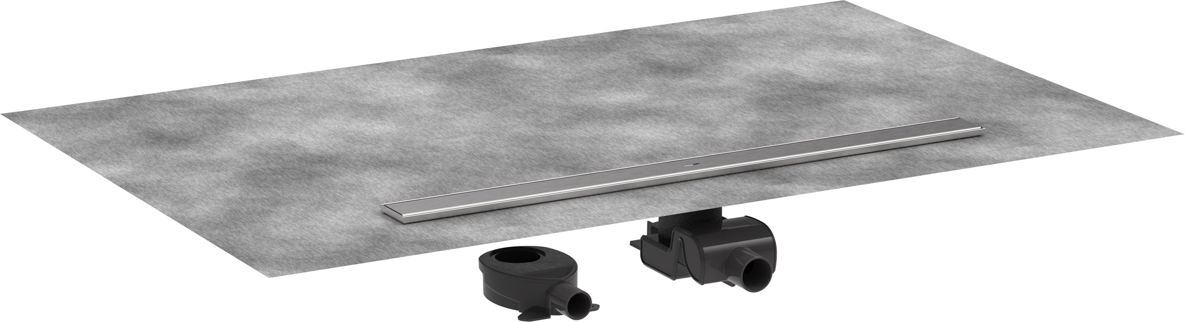 Hansgrohe RainDrain Allround canalina lineare 90 cm acciaio 56188800