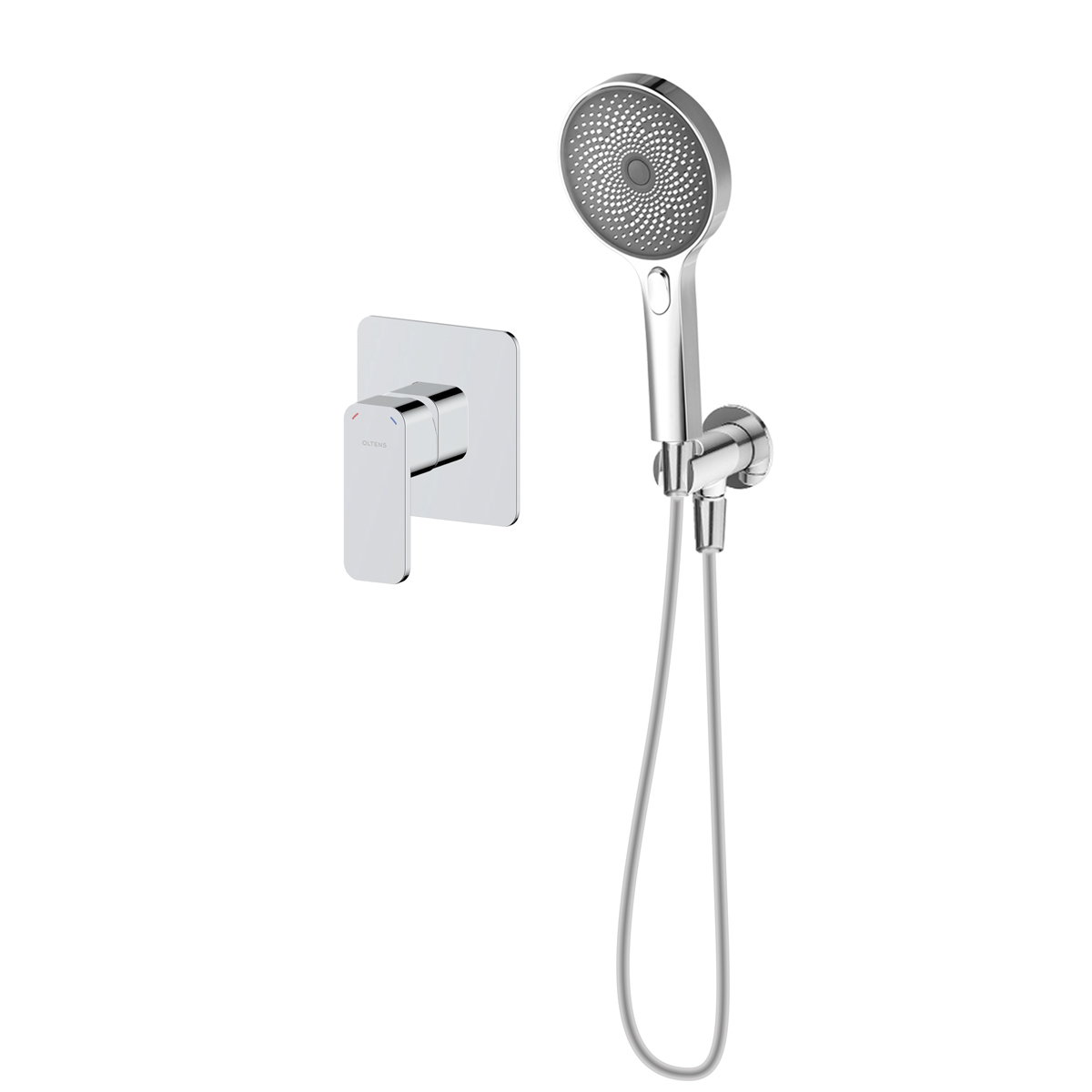 Set rubinetto per doccia Oltens Hadsel 33106100, doccetta Oltens Havis EasyClick 37107100, 39304100, 37200100