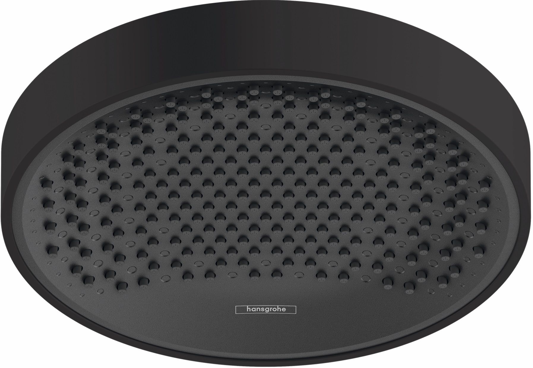 Hansgrohe Rainfinity soffione doccia 25x25 cm rotonda nero 26229670
