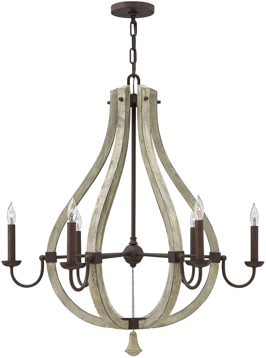 Elstead Lighting Middlefield lampada sospesa 6x60 W ferro HK-MIDDLEFIELD6