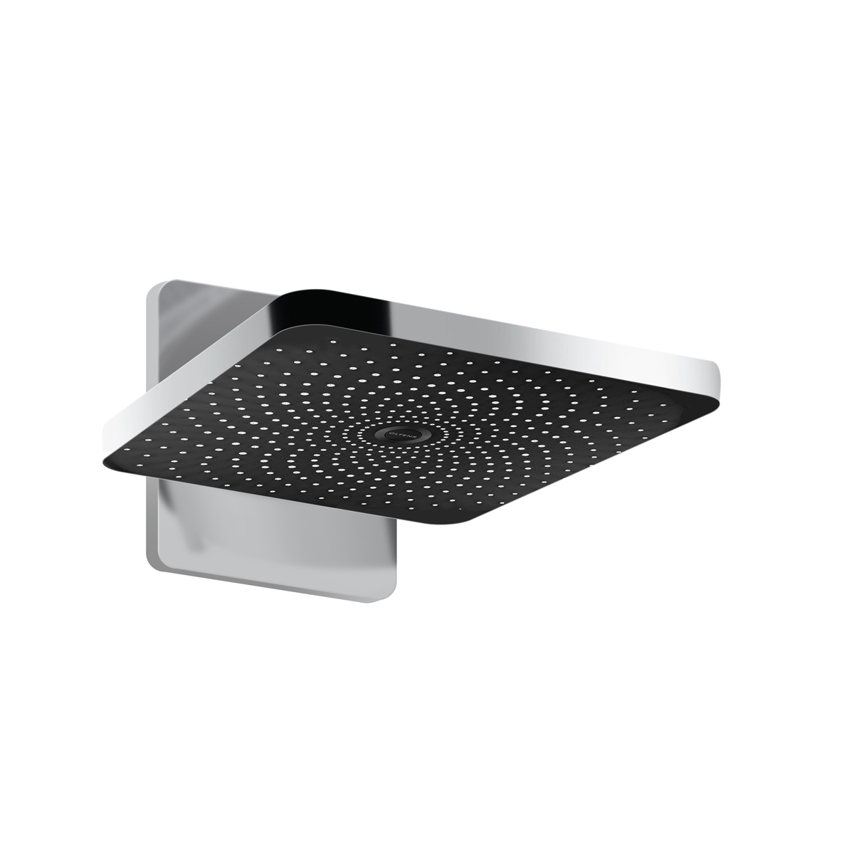 Set soffione doccia Oltens Vann 37008100, braccio da parete Oltens Krafta 39403100