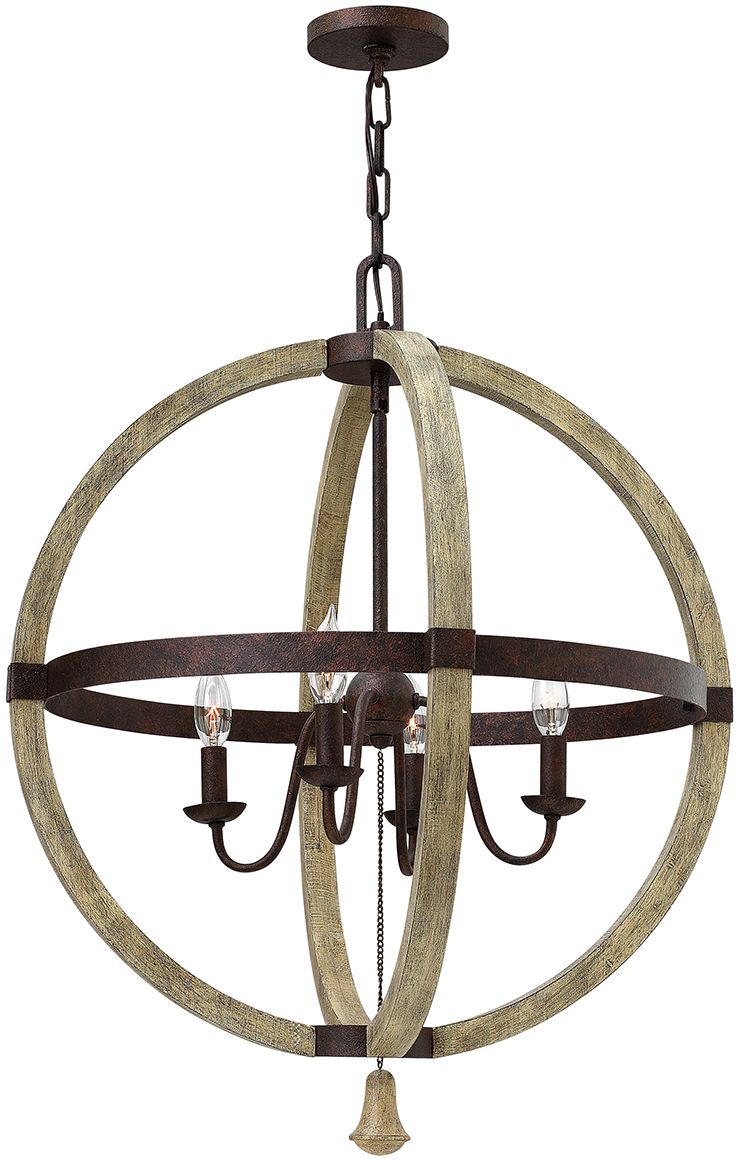 Elstead Lighting Middlefield lampada sospesa 4x60 W ferro HK-MIDDLEFIELDP4
