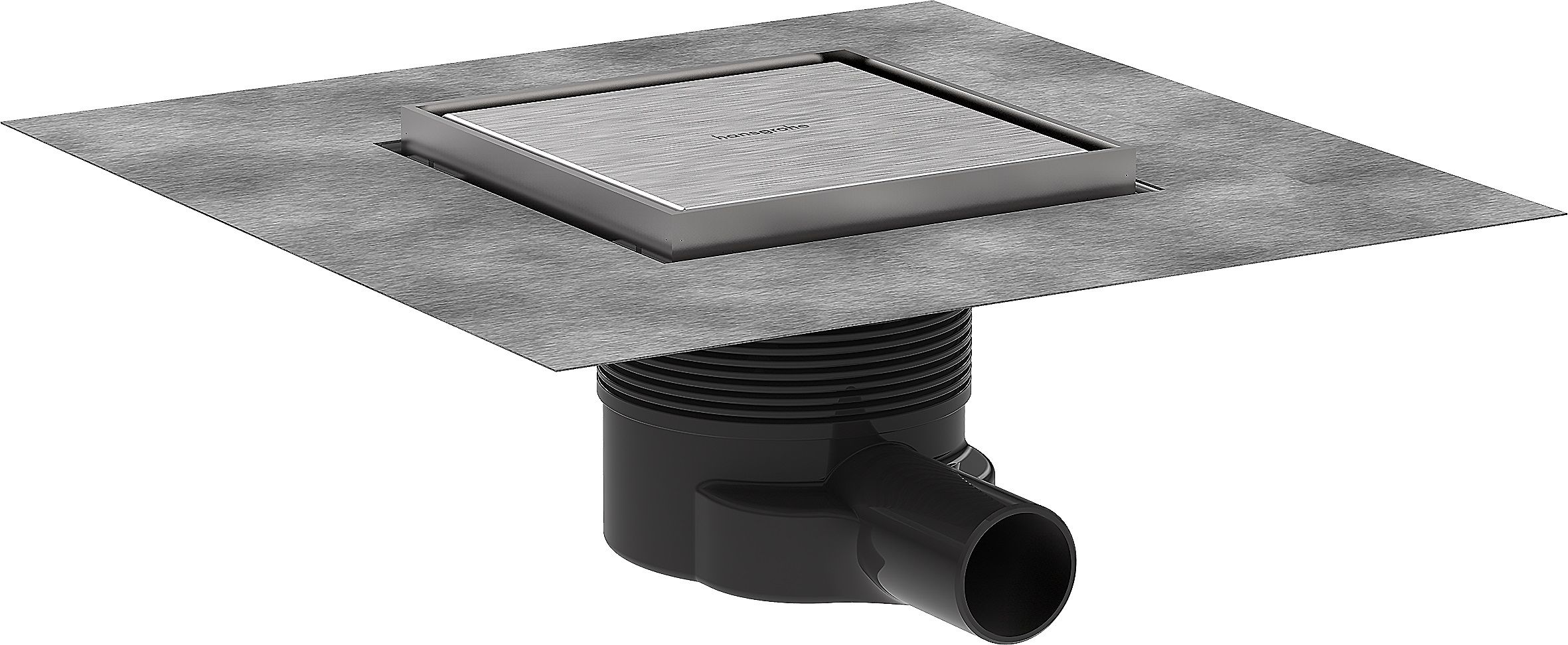 Hansgrohe RainDrain Brilliance scarico per doccia 15 cm acciaio 56251800