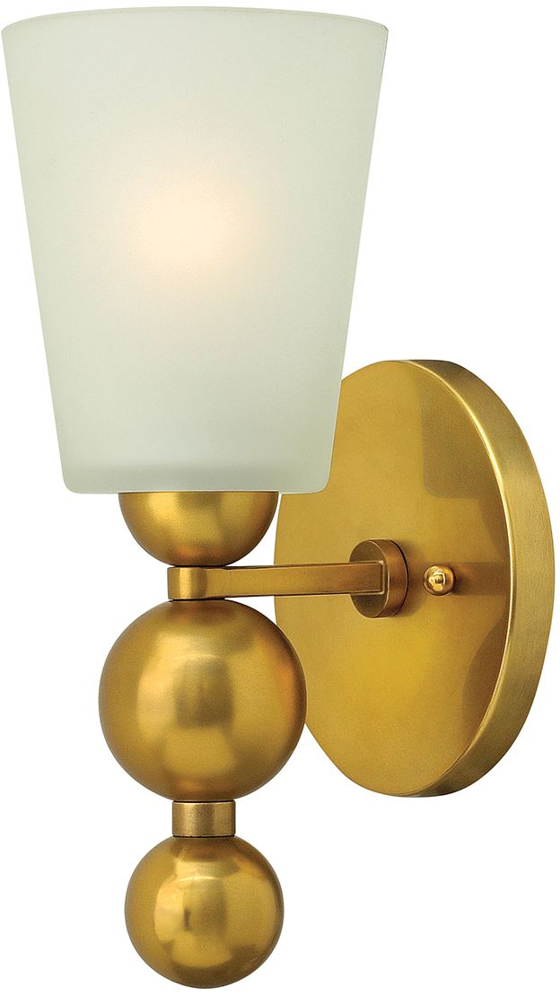 Elstead Lighting Zelda lampada da parete 1x60 W ottone HK-ZELDA1-VS
