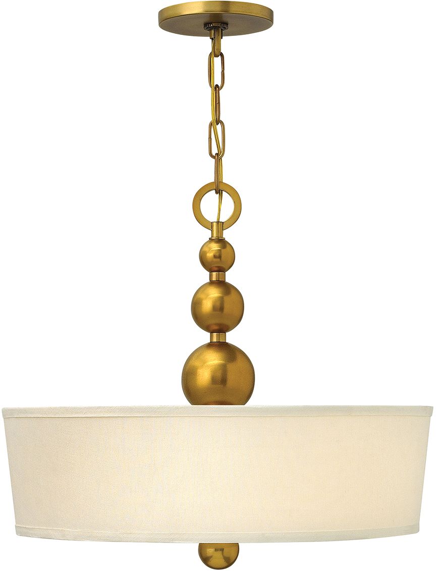 Elstead Lighting Zelda lampada sospesa 3x60 W ottone HK-ZELDA-P-B-VS