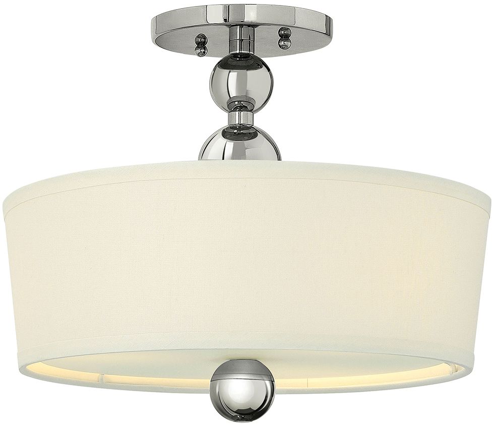 Elstead Lighting Zelda lampada da soffitto 3x60 W nichel HK-ZELDA-SF-PN