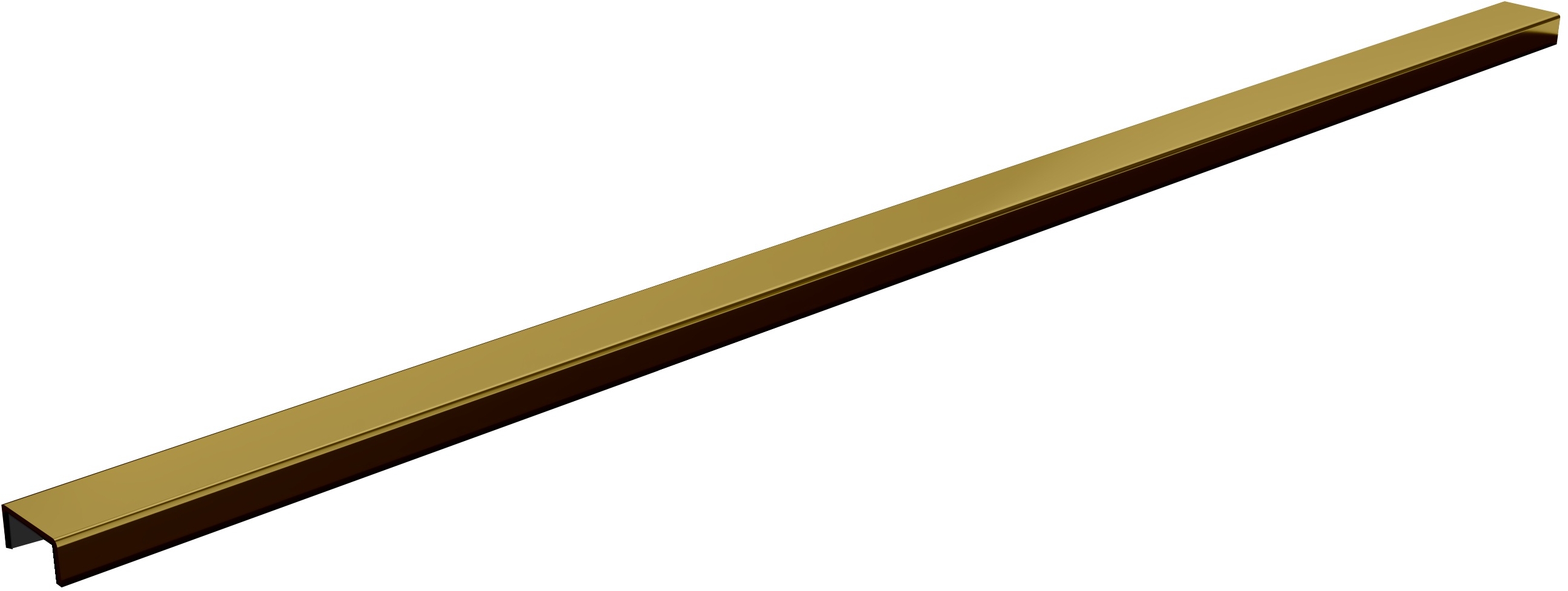 Schedpol Slim Gold Range mascherina della canalina lineare 90 cm oro 10.053/SLX/DPSCZ