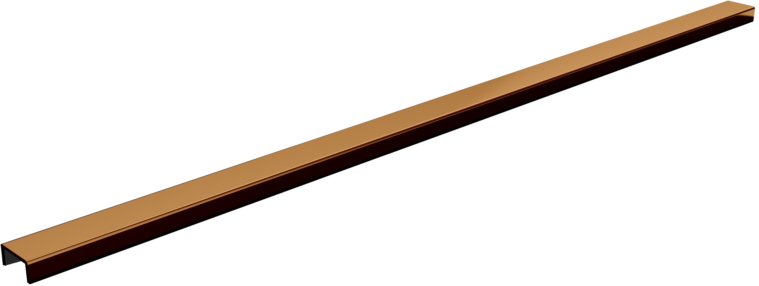 Schedpol Slim Copper Range mascherina della canalina lineare 110 cm rame 10.058/SLX/DPSCM