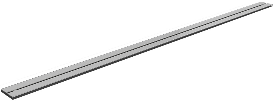 Schedpol Steel Slim Duo mascherina della canalina lineare 70 cm acciaio 10.051/SLX/DP