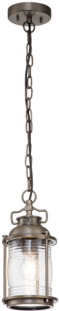 Elstead Lighting Ashland Bay lampada sospesa 1x60 W marrone KL-ASHLANDBAY8-S-BU