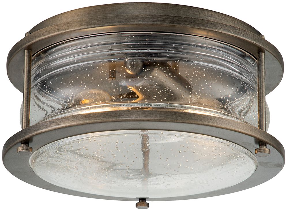 Elstead Lighting Ashland Bay plafoniera per esterni 1x60 W marrone KL-ASHLANDBAY-F-BU