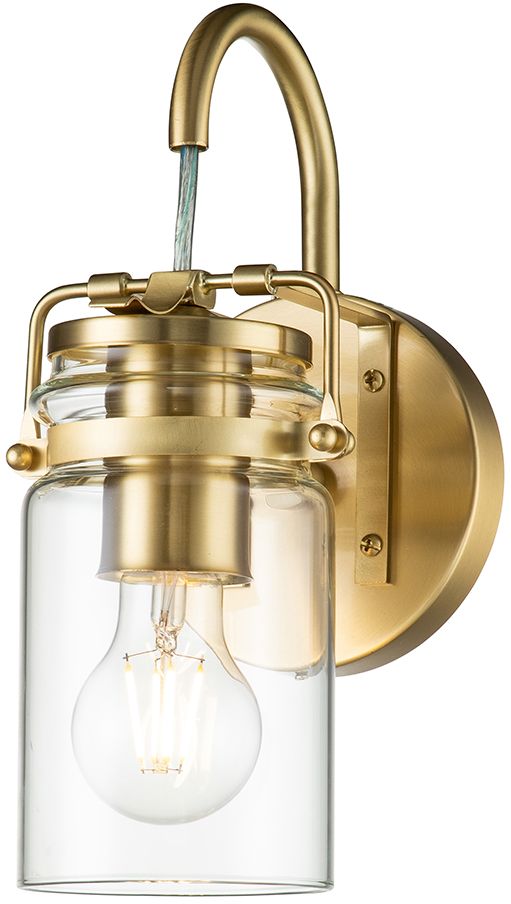 Elstead Lighting Brinley lampada da parete 1x60 W ottone KL-BRINLEY1-BB