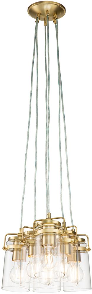 Elstead Lighting Brinley lampada sospesa 6x60 W ottone KL-BRINLEY6-BB