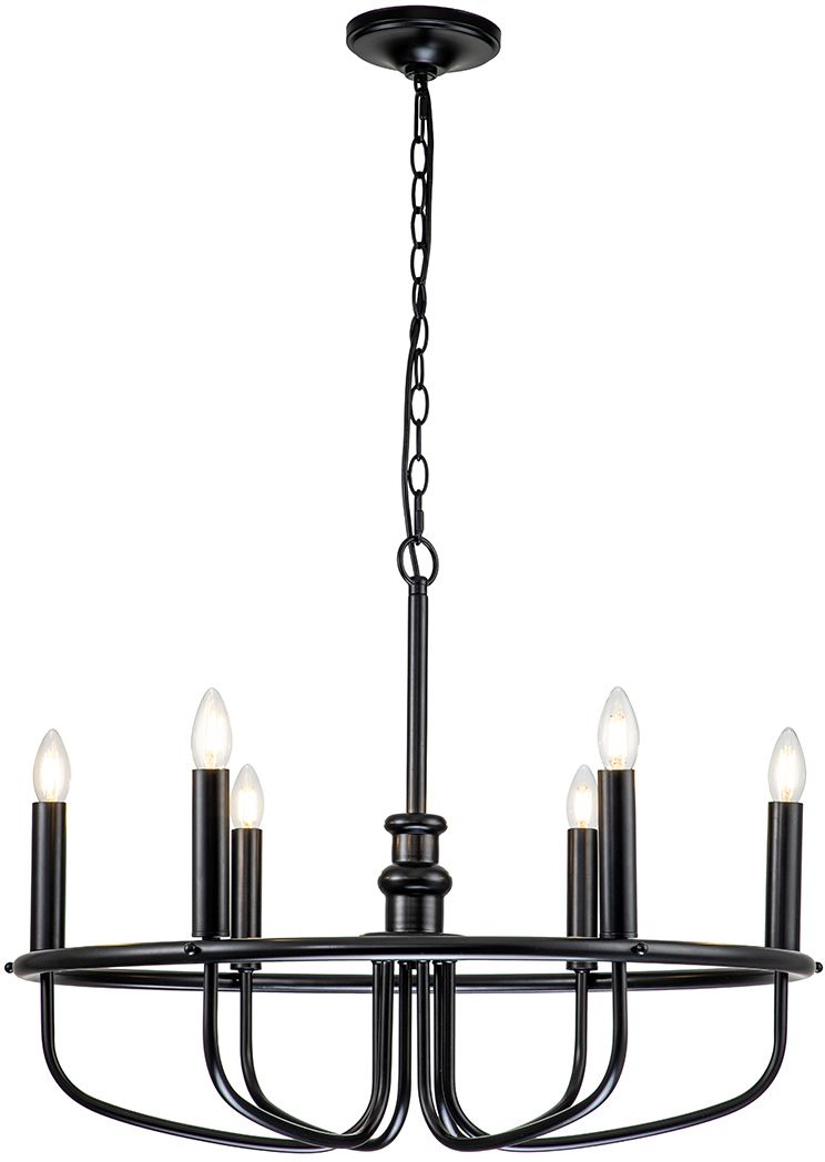 Elstead Lighting Capitol Hill lampada sospesa 6x40 W nero KL-CAPITOL-HILL6-BLK
