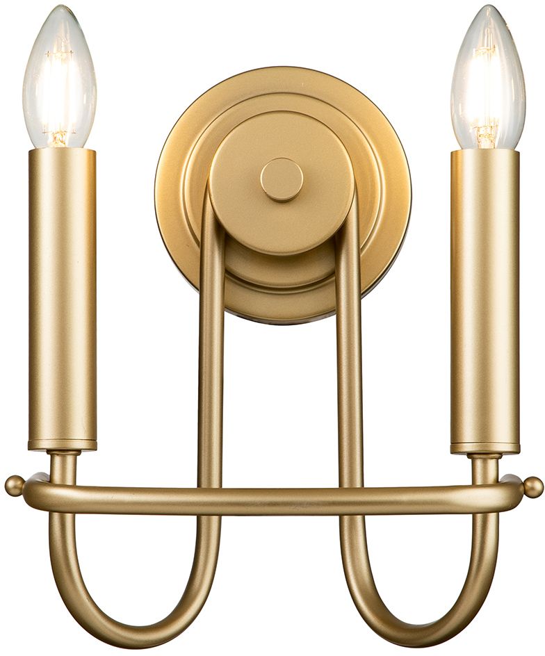 Elstead Lighting Capitol Hill lampada da parete 2x40 W ottone KL-CAPITOL-HILL2-PNBR
