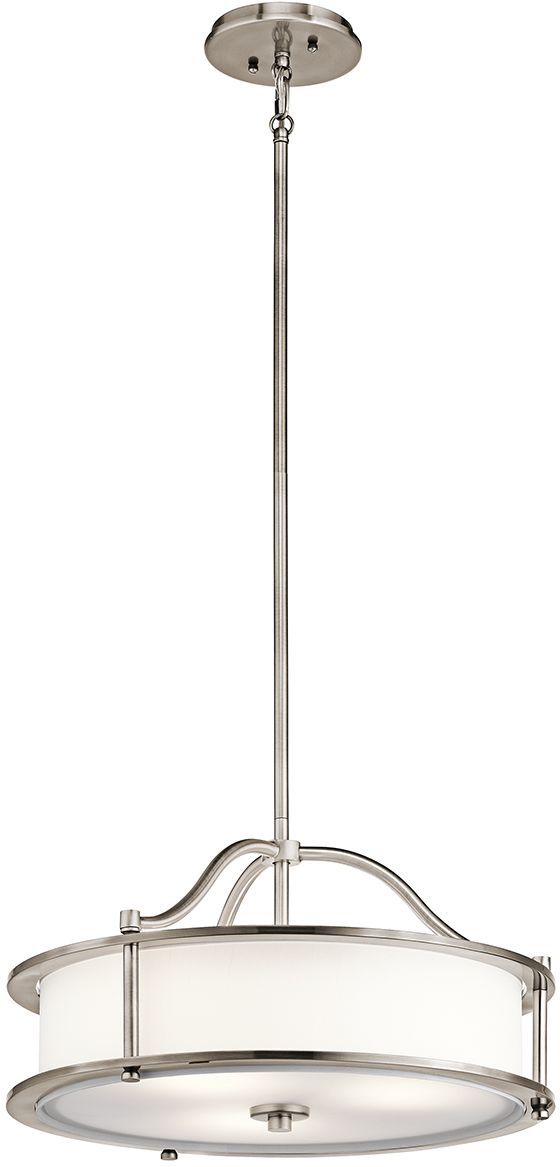 Elstead Lighting Emory lampada sospesa 3x60 W KL-EMORY-P-S-CLP