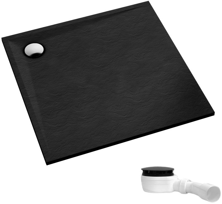 Schedpol Etrusco piatto doccia quadrato 90x90 cm nero 3.461/C/ST