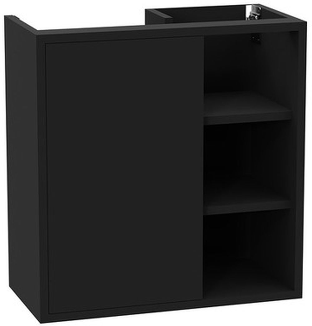Excellent Ness armadietto 57x28x60 cm sottolavabo sospeso nero MLEX.8201.600.BL