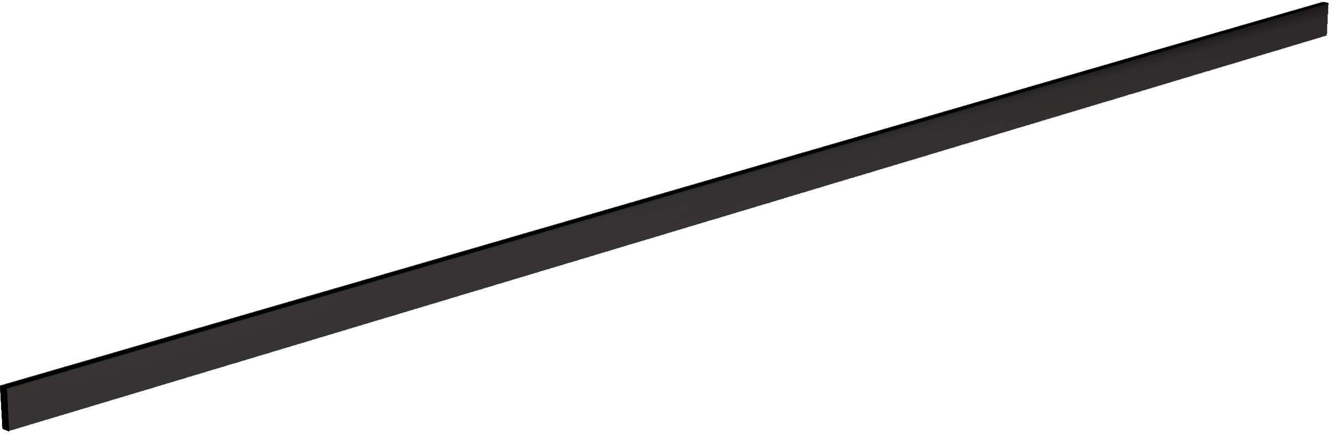 Schedpol Slit Black mascherina della canalina lineare 90 cm nero 10.053/BV/DPCM