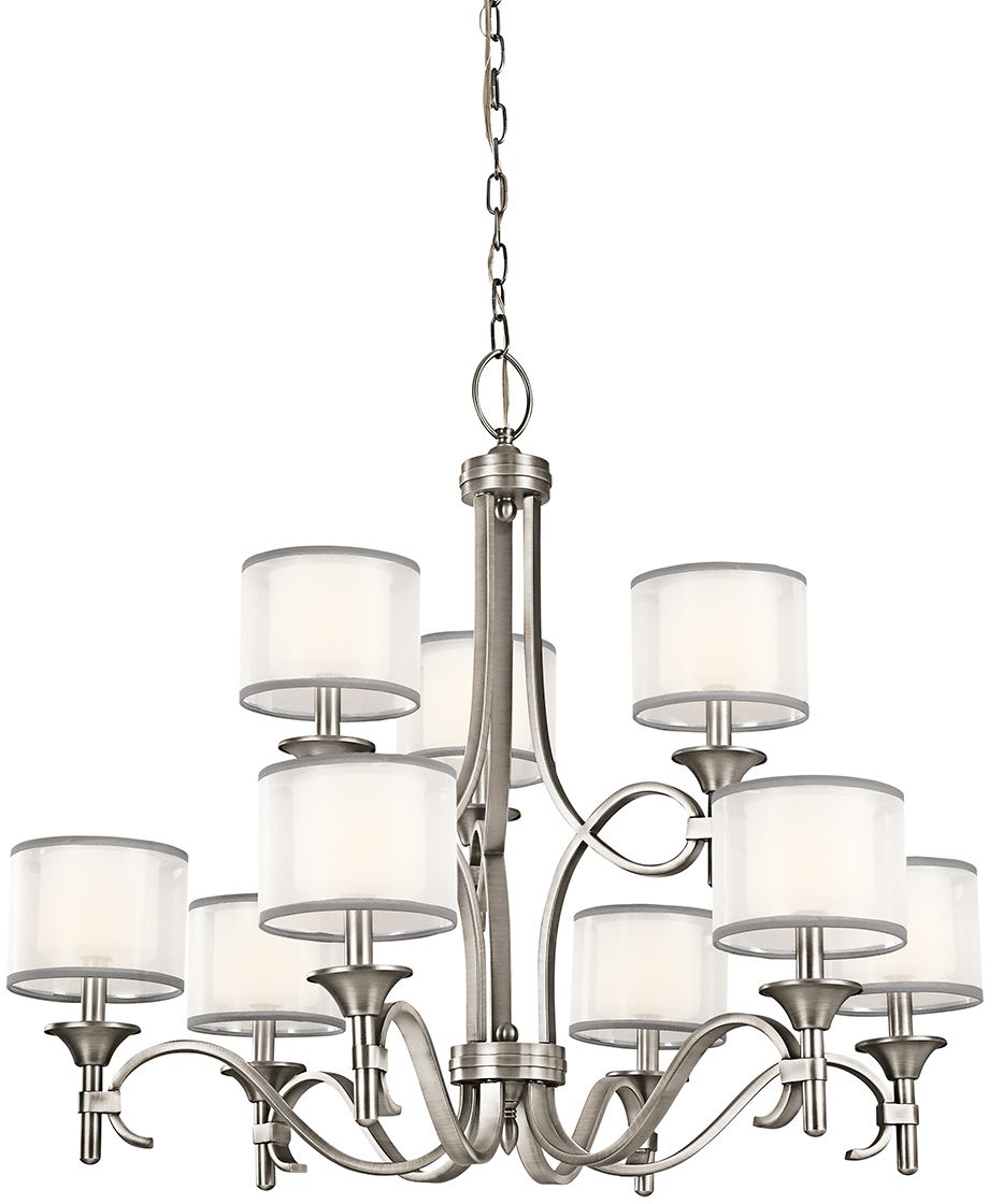 Elstead Lighting Lacey lampada sospesa x40 W bianco KL-LACEY9-AP