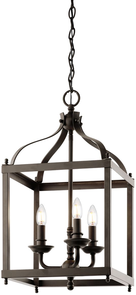 Elstead Lighting Larkin lampada sospesa 3x60 W marrone KL-LARKIN-P-M-OZ