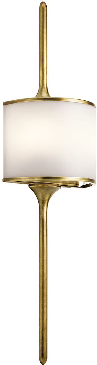 Elstead Lighting Mona lampada da parete 2x3 W ottone KL-MONA-L-NBR