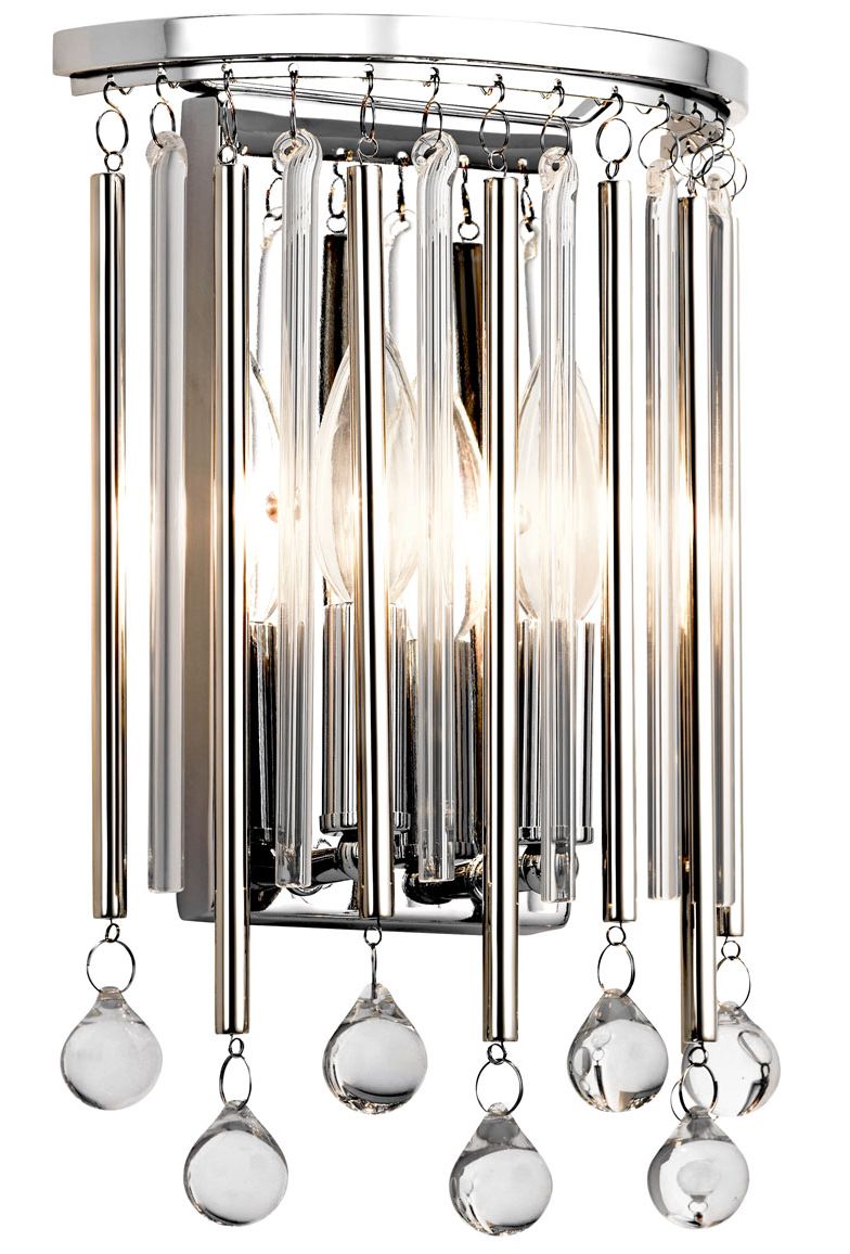 Elstead Lighting Piper lampada da parete 2x60 W cromo KL-PIPER2-PC