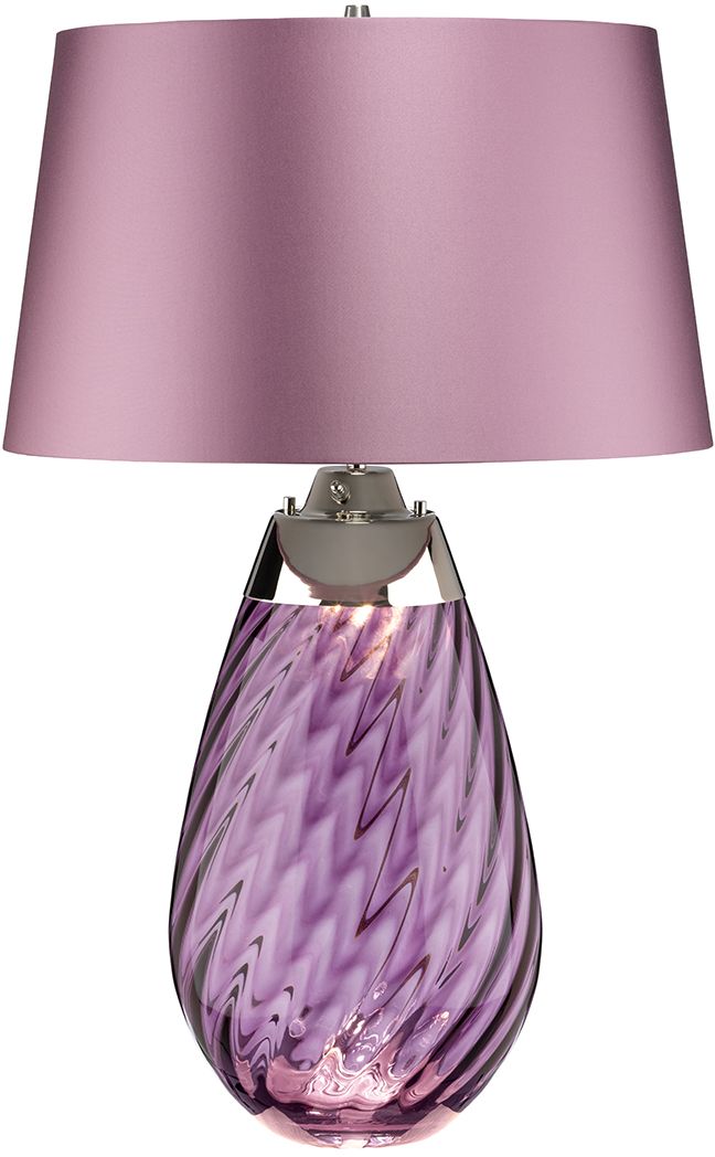 Elstead Lighting Lena lampada da tavolo 2x60 W viola LENA-TL-L-PLUM