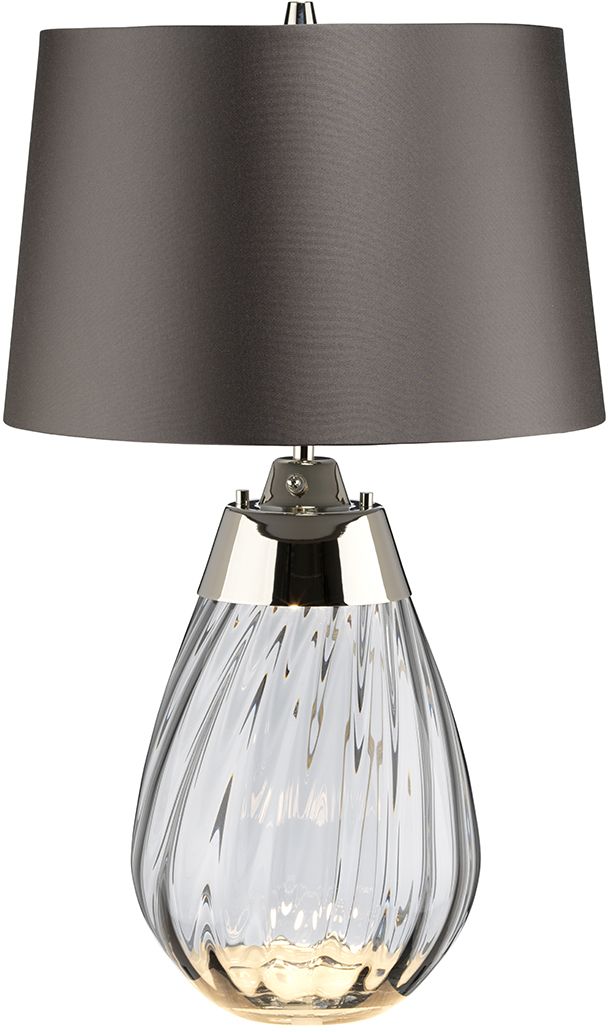 Elstead Lighting Lena lampada da tavolo 1x60 W grigio LENA-TL-S-SMOKE