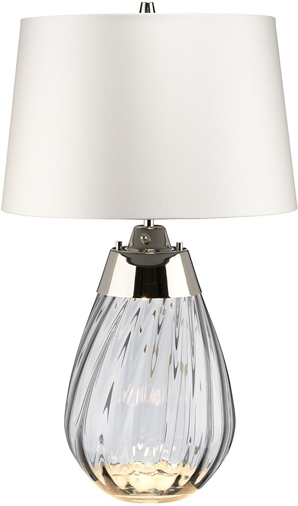 Elstead Lighting Lena lampada da tavolo 1x60 W satinato LENA-TL-S-SMOKE-OWSS