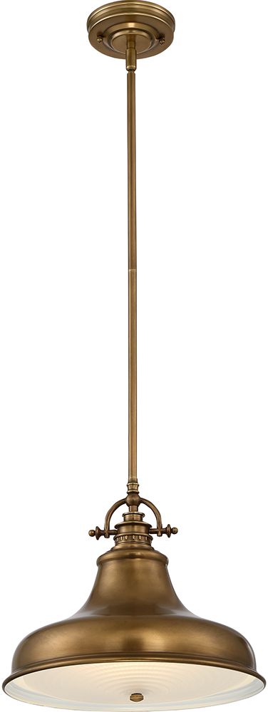 Elstead Lighting Emery lampada sospesa 1x60 W ottone QZ-EMERY-P-M-WS