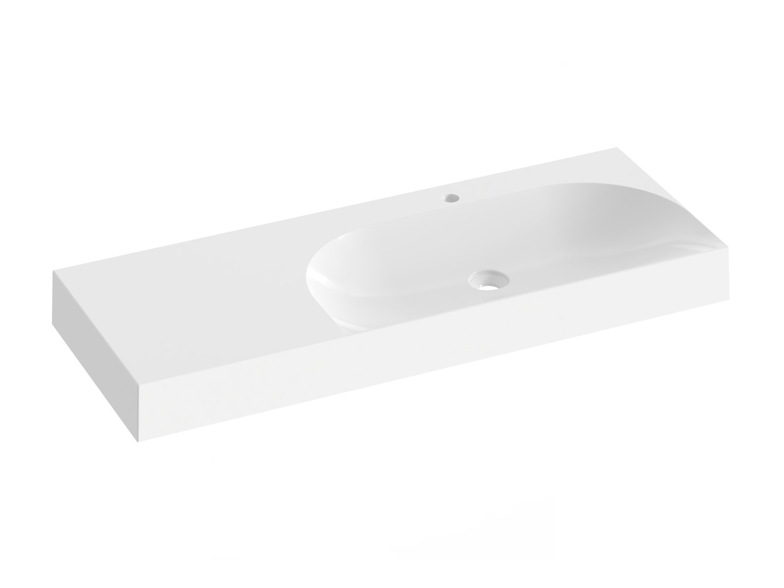 Ravak Lite lavabo 120x45 cm rettangolare da mobile bianco XJXL1212000